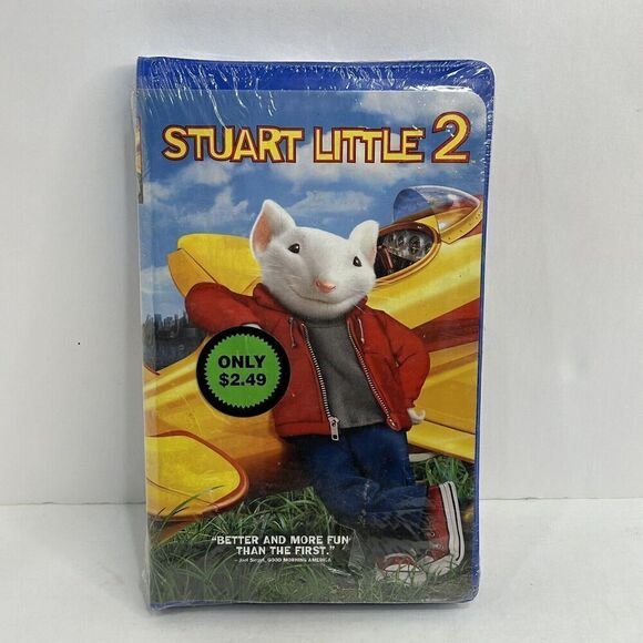 Stuart Little 2 VHS Video Tape Clamshell Stewart Rare Blue Case NEARLY NEW! - Picture 1 of 6
